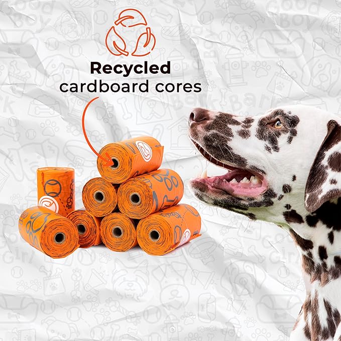 Pexter Dog Poop Bags, Leak-Proof, Strong and Unscented -18 Pack (270 Bags)