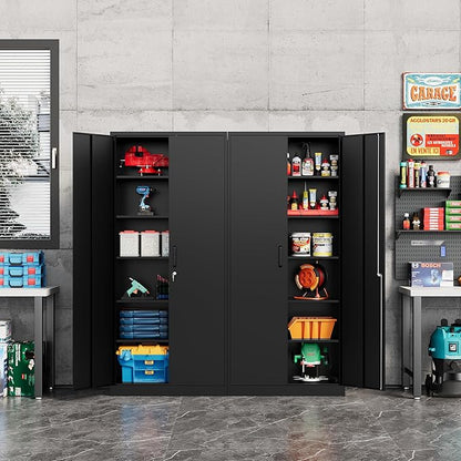 Metal Storage Cabinet-72” Tall Steel File Cabinet