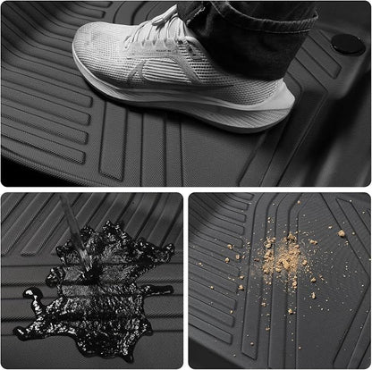 SMABEE Floor Mats & Cargo Liner for BMW X3 2025 2026, TPE All Weather Floor Liners Trunk Mat Accessories Interior Black