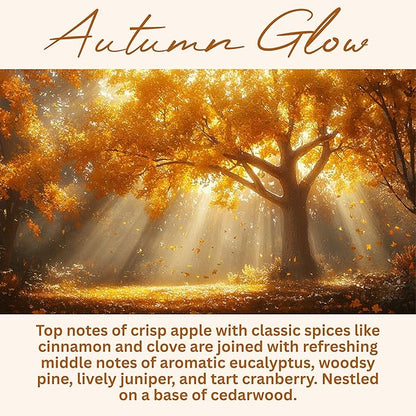 Autumn Glow Fall Scented Candle, Many Scents to Choose from, All Natural Non-Toxic Soy Wax, Handmade in The USA (Autumn Glow)