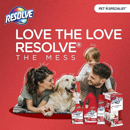 Resolve Pet Specialist Carpet Cleaner, Stain Remover and Odor eliminator trigger, Floor and Upholstery Cleaner, 32 oz (Packaging may Vary)